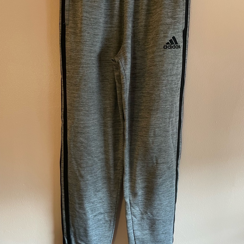 Adidas Kids Heather Gray Joggers